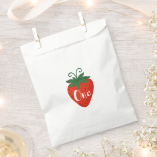 Sachets En Papier Fleurs roses et rouges Vignes Fraise Mignon Party