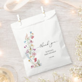 Sachets En Papier Fleurs sauvages dans le Baby shower Bloom (Coupé)