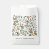 Sachets En Papier Fleurs sauvages Floral (Devant)