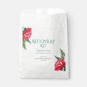 Sachets En Papier Fleurs tropicales Kit de récupération Mariage clas (Devant)