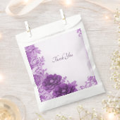 Sachets En Papier Fleurs violettes Flore Favoriser Sac (Coupé)