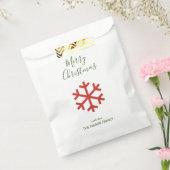 Sachets En Papier Flocon de neige de Noël (Scellé)