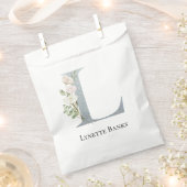 Sachets En Papier Floral blanc le plus doux (Coupé)