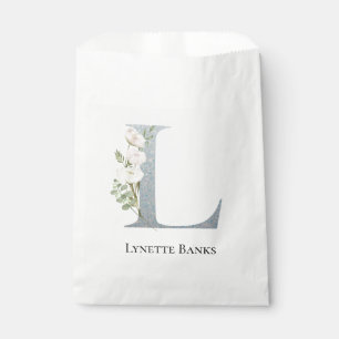 Sachets En Papier Floral blanc le plus doux
