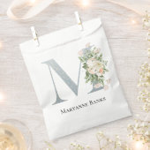 Sachets En Papier Floral blanc le plus doux (Coupé)