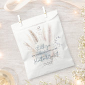 Sachets En Papier Floral Boho d'hiver | Sac Favour Mariage Blanc (Coupé)