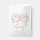 Sachets En Papier  Floral Bow First Holy Communion Elegant (Devant)