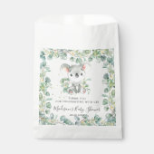 Sachets En Papier Floral Greenery Koala Baby Boy Shower Birthday (Devant)