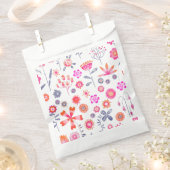 Sachets En Papier Floral moderne (Coupé)