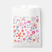 Sachets En Papier Floral moderne (Devant)