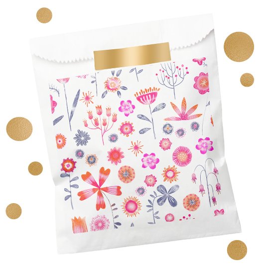 Sachets En Papier Floral moderne