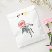 Sachets En Papier Floral Pastel Pink and Grey Boho (Scellé)