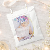 Sachets En Papier Floral Princess Merci d'anniversaire (Coupé)