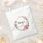 Sachets En Papier Floral rose rustique 100e anniversaire (Coupé)