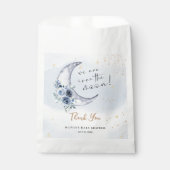 Sachets En Papier Floral Sur Le Baby shower Lune (Devant)