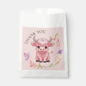 Sachets En Papier Fluffy Rose Highlands Scottish Cow (Devant)