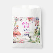 Sachets En Papier Flutter et tourbillon Fairy garden aquarelle anniv (Devant)