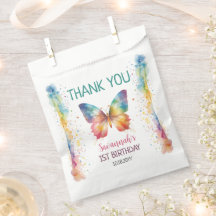 Flutter On Over Rainbow Butterfly 1st Birthday