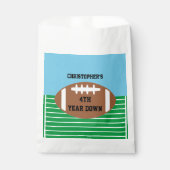 Sachets En Papier Football 4e année de bas anniversaire (Devant)