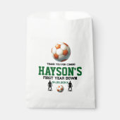 Sachets En Papier Football première année bas 1er anniversaire fête (Devant)