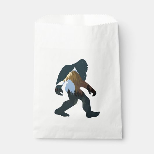 Sachets En Papier Forêt de nuit Bigfoot (Devant)