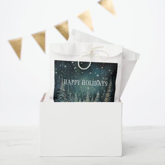Sachets En Papier Forêt d'hiver (Fête)