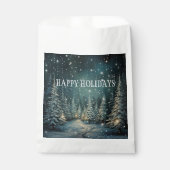 Sachets En Papier Forêt d'hiver (Devant)