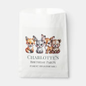 Sachets En Papier Forêt neutre Animal mignon Woodland Parti de l'enf (Devant)