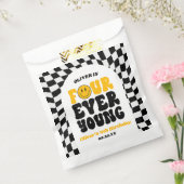 Sachets En Papier Four Ever Young Retro Fourth 4th Birthday Party (Scellé)