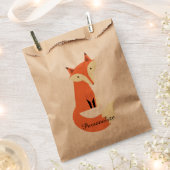 Sachets En Papier Fox personnalisé (Coupé)
