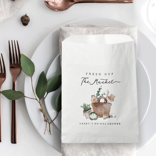 Sachets En Papier Fraîchement De La Fête des mariées De Marché Des A