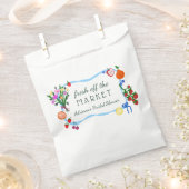 Sachets En Papier FRAÎCHEMENT SORTI DU MARCHÉ Douce Mariage sur mesu (Coupé)
