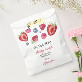 Sachets En Papier Fraise Anniversaire Merci Berry beaucoup (Scellé)