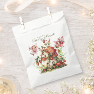 Sachets En Papier Fraise Berry Sweet Girls First Birthday