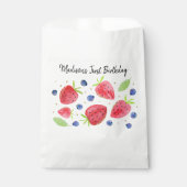 Sachets En Papier Fraise bleuet Berry Sweet Anniversaire (Devant)