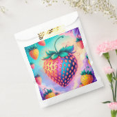 Sachets En Papier Fraise colorée (Scellé)