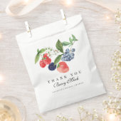 Sachets En Papier Fraise Myrtille Personnalisé (Coupé)