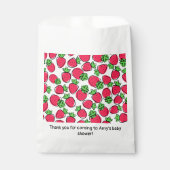 Sachets En Papier Fraises Anniversaire de fête Douche (Devant)