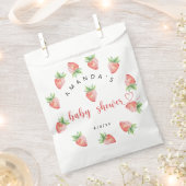 Sachets En Papier Fraises - Baby shower (Coupé)