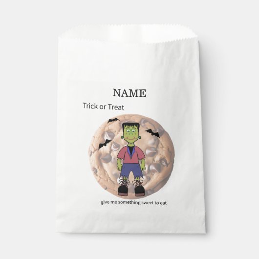Sachets En Papier Frankenstein Cookie Sleeve (Devant)