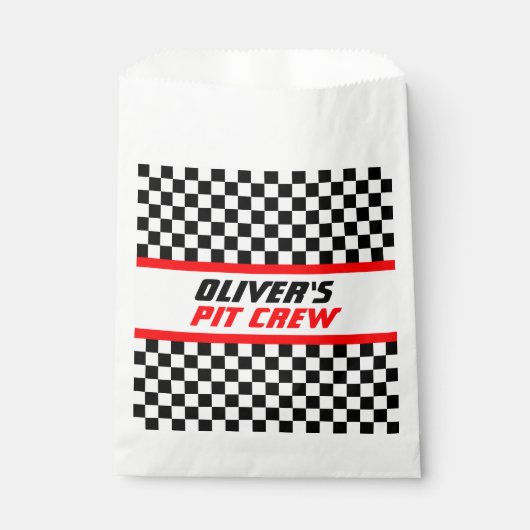 Sachets En Papier Frappe d'équipage de conduite personnalisé À damie (Devant)