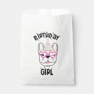 Sachets En Papier French Bulldog Frenchie Anniversaire Thème