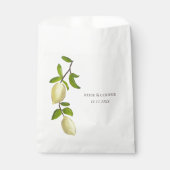 Sachets En Papier Fresh Citrus Painted Lemons Modern Mediterranean (Devant)