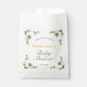 Sachets En Papier Fresh Yellow Spring Floral Baby Shower (Devant)