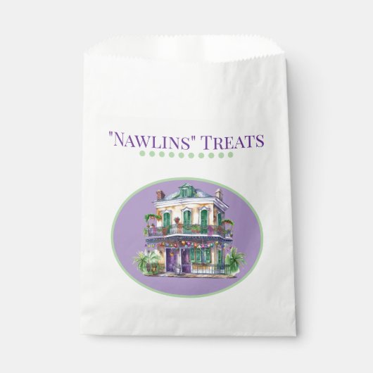 Sachets En Papier Friandises de Nawlins (Devant)