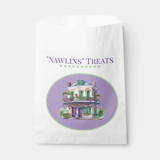 Sachets En Papier Friandises de Nawlins (Devant)
