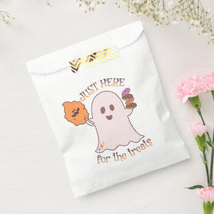 Sachets En Papier Friandises d'Halloween Fantôme et sucreries Party 