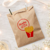 Sachets En Papier Fries de France fête d'anniversaire (Coupé)