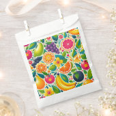 Sachets En Papier Fruits colorés (Coupé)