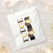 Sachets En Papier Fudge Stack Confection Confection Sucres de confis (Coupé)